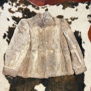 Women’s Tan Fur Jacket